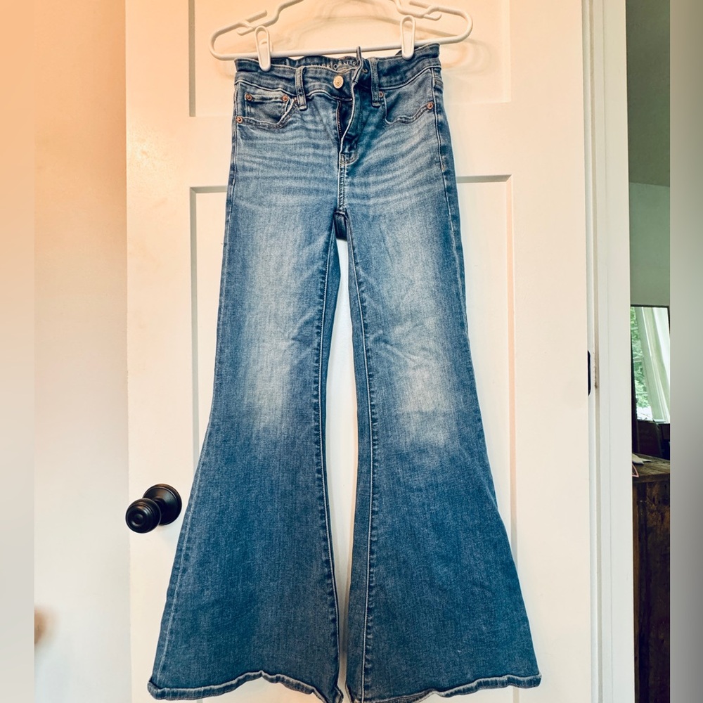 American Eagle Outfitters Festival Flare Jeans, Next Level Stretch (2R)